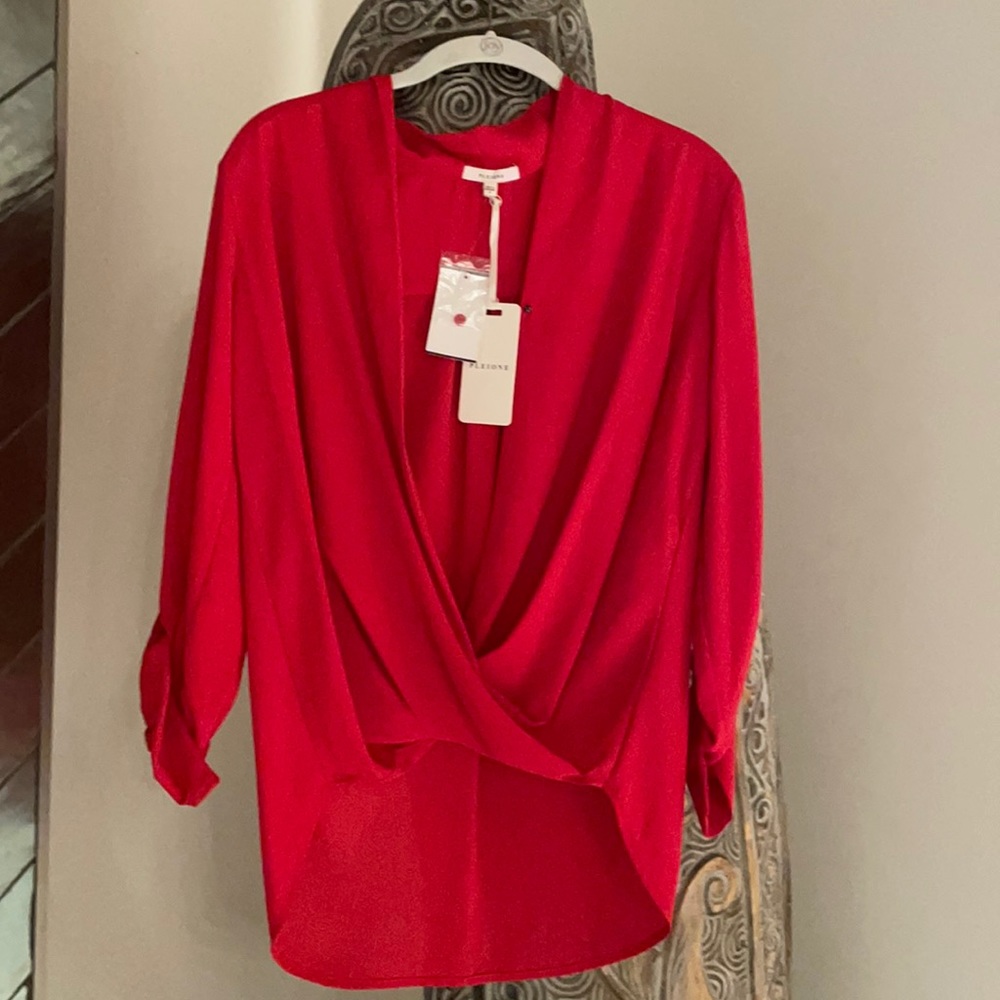 Red blouse